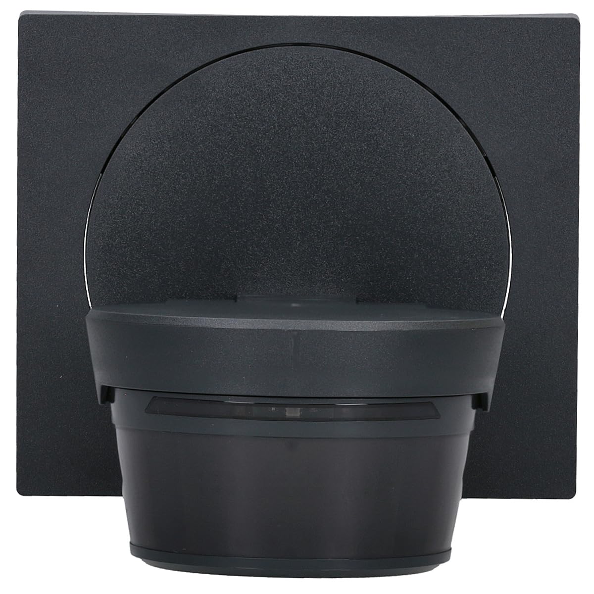 Busch-Wächter Pro Set: Busch-Jaeger 6851/9-135 90° BT | Bewegungsmelder mit Steuerung via Bluetooth App flexible Montage + 6851/DR-135 Designrahmen Anthrazit