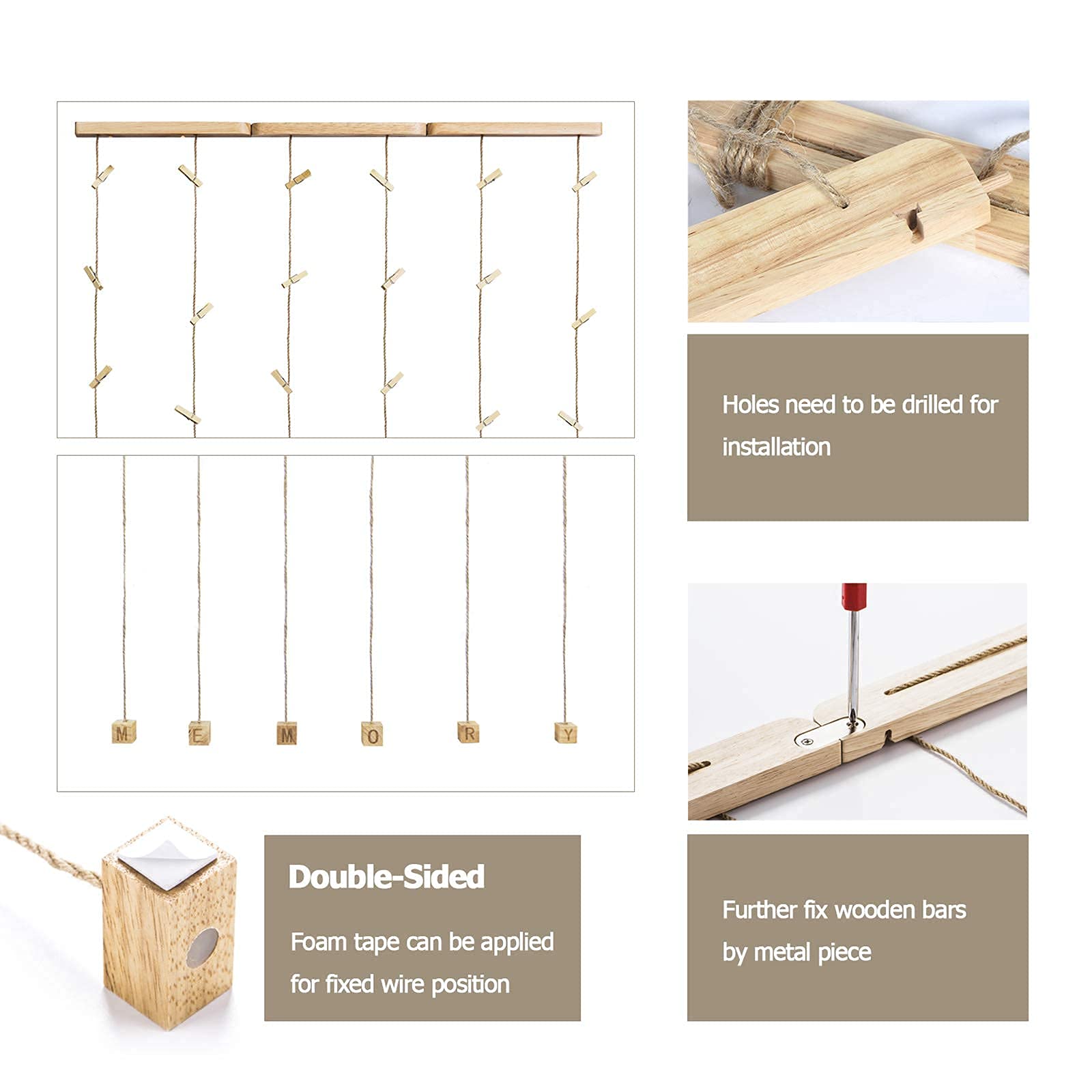 Buy LoveKANKEI Wood Picture Photo Frame for Wall Decor, 26 x 29 Inch