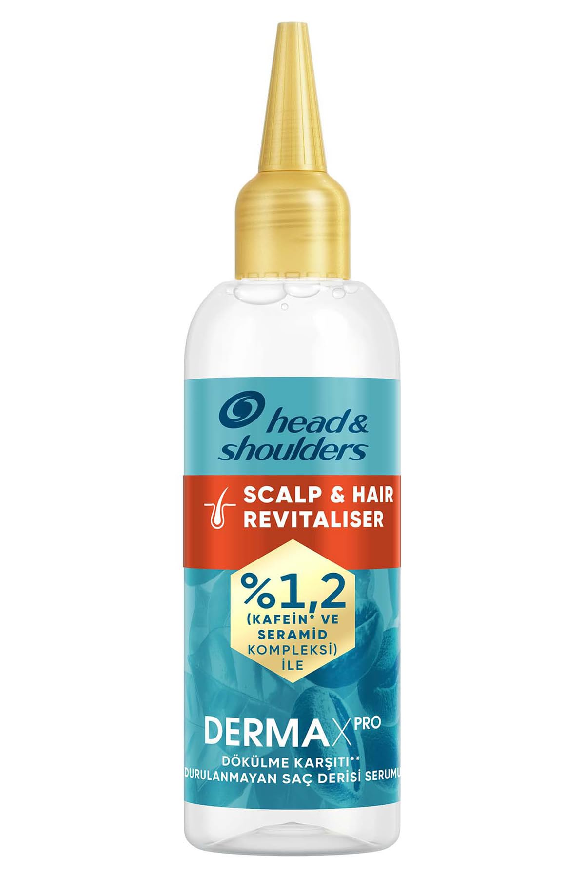 Head & Shoulders DermaXPRO Scalp & Hair Revitaliser Dökülme Karşıtı Durulanmayan Saç Derisi Serumu Kafein ve Seramid ile 145ml
