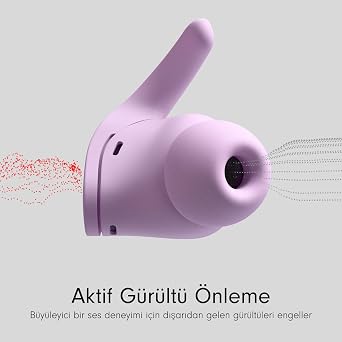 Beats Fit Pro - Gürültü Önleme Özellikli Gerçek Kablosuz Kulak İçi Kulaklık - IPX4 derecesi, Tere Dayanıklı Kulaklıklar, Apple ve Android ile Uyumlu, Bluetooth® - Ametist Moru (Önceki sürüm)