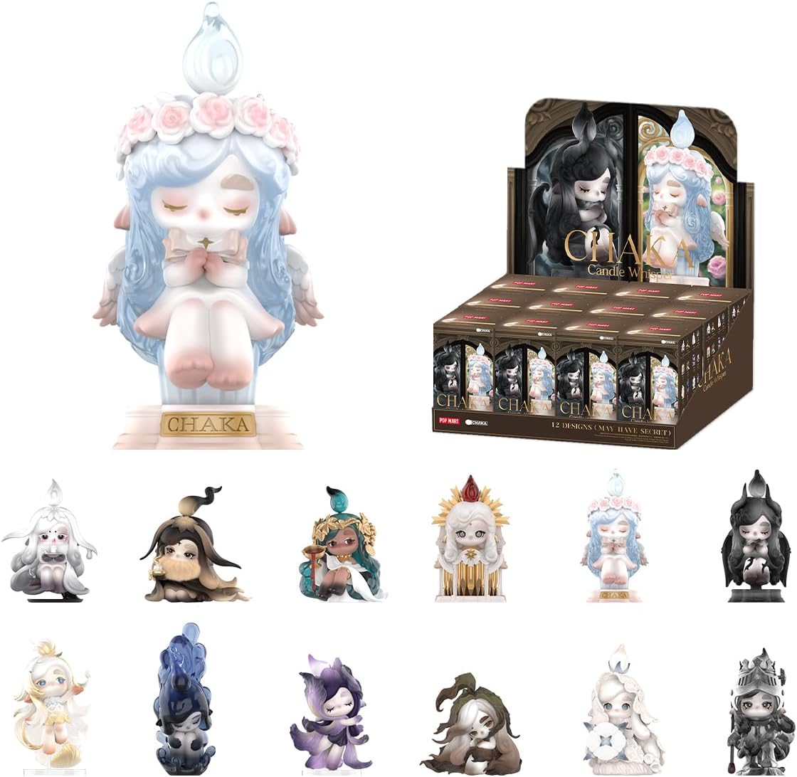 POP MART CHAKA Candle Whisper Series Figures Articulated Character Premium Design Gifts for Women Fan-Favorite Collectible Toy Art Toy Action Figure Whole Set