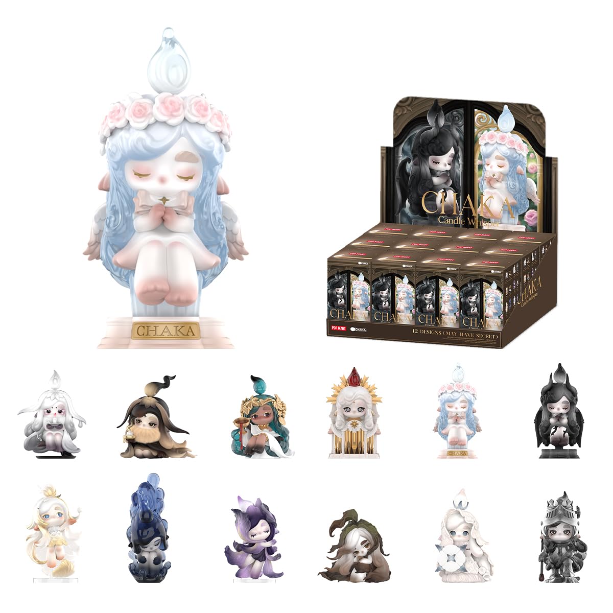 POP MARTCHAKA Candle Whisper Series Figures Articulated Character Premium Design Gifts for Women Fan-Favorite Collectible Toy Art Toy Action Figure Whole Set