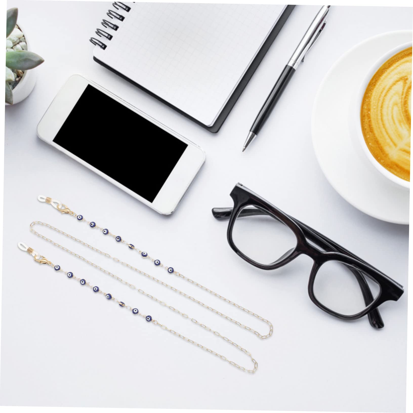 OSALADI 5pièces Lanière Antivol Pour Écouteurs Et Lunettes Chaîne De Sécurité Multifonctionnelle Inoxydable Accessoire Pratique Pour Sport Et Légère Et