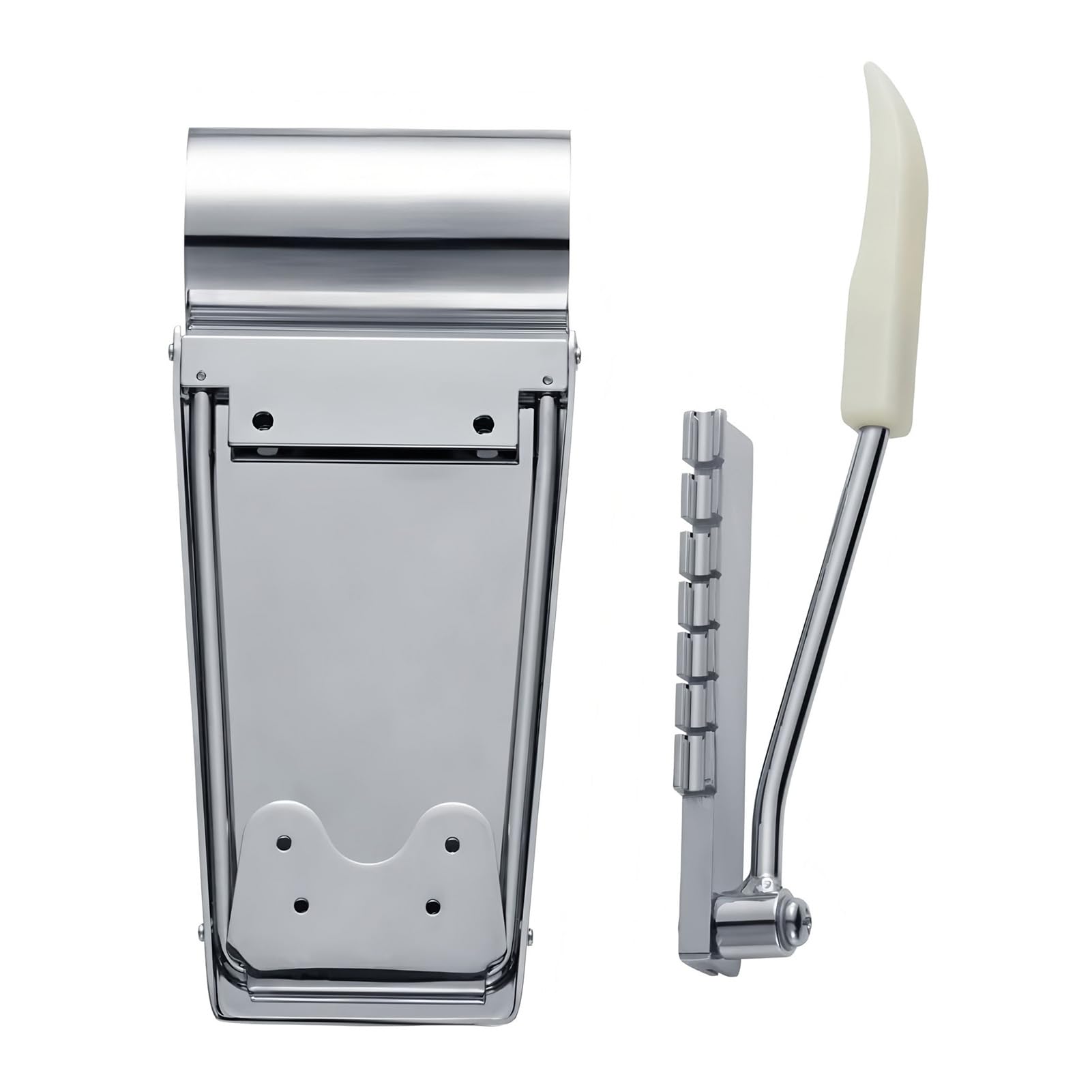 Puente Vibrato para Guitarra Eléctrica, Cordal de Latón, Puente de Guitarra con Brazo de Trémolo y Mecanismo de Bloqueo, 2 Opciones de Tamaño, Ideal para ES SG Firebird Flying V (SILVER)