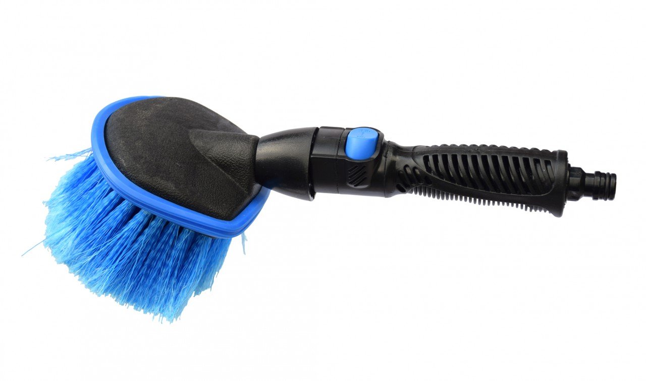 Brosse de nettoyage à main Yachticon 26,5 cm idéale pour l'entretien du bateau