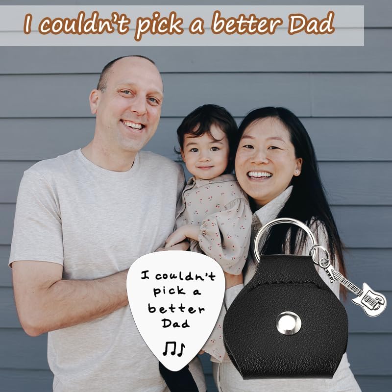 Miniatura 3 de Llavero de púa de guitarra, regalos para hombres, papá, abuelo, hijo, hermano, amigo, cumpleaños, aniversario, regalos de Navidad para marido, novio