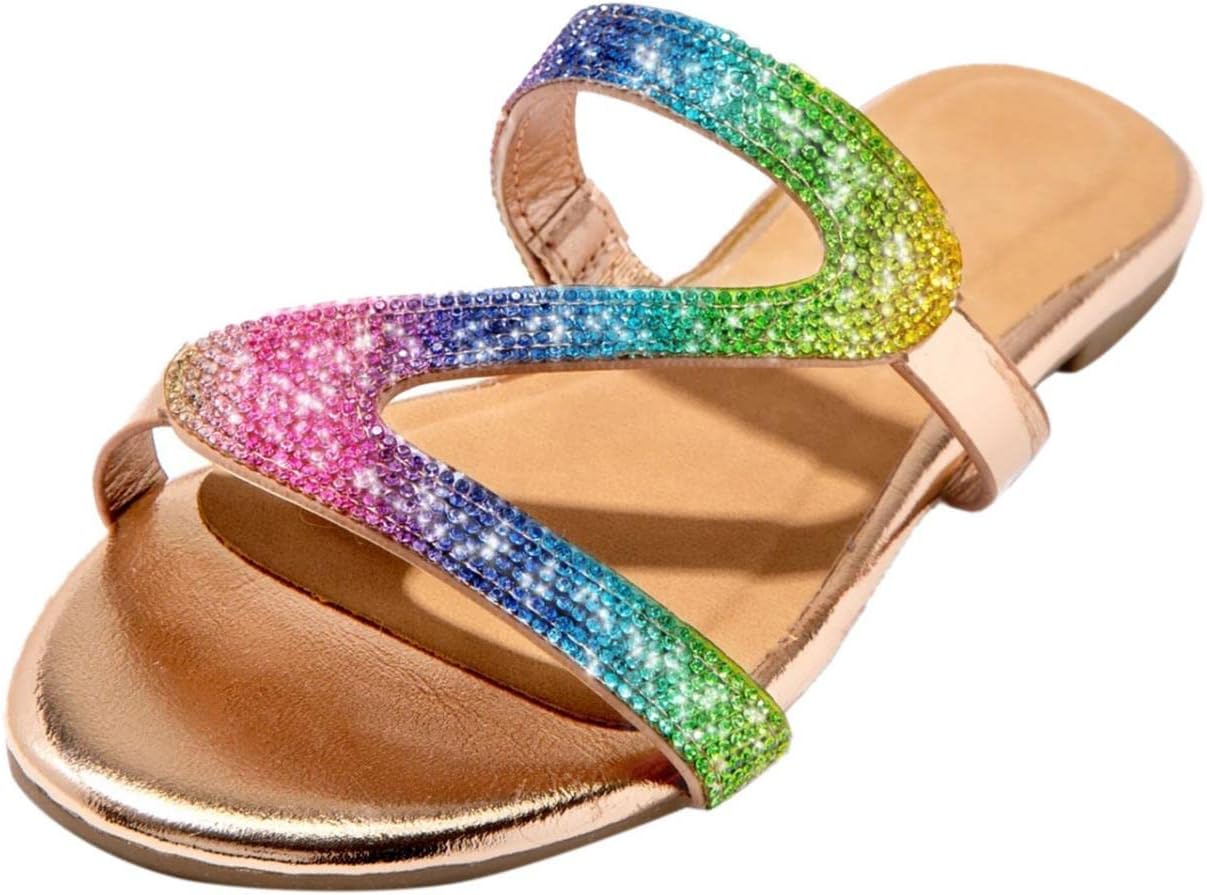 rhinestone sandals amazon
