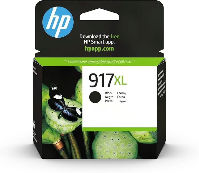 HP 3YL85AE 917XL Extra High Yield Original Ink Cartridge, Black, Single Pack