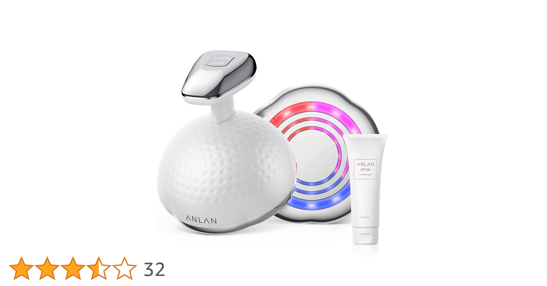 美顔器 セット（美顔器・スタンド・ジェル） LINKA 美顔器 リンカ マルチフェイシャルトリートメント LED