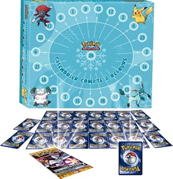 Asmodee Cal01 Calendrier De L Avent Pokemon Amazon Fr Jeux Et Jouets