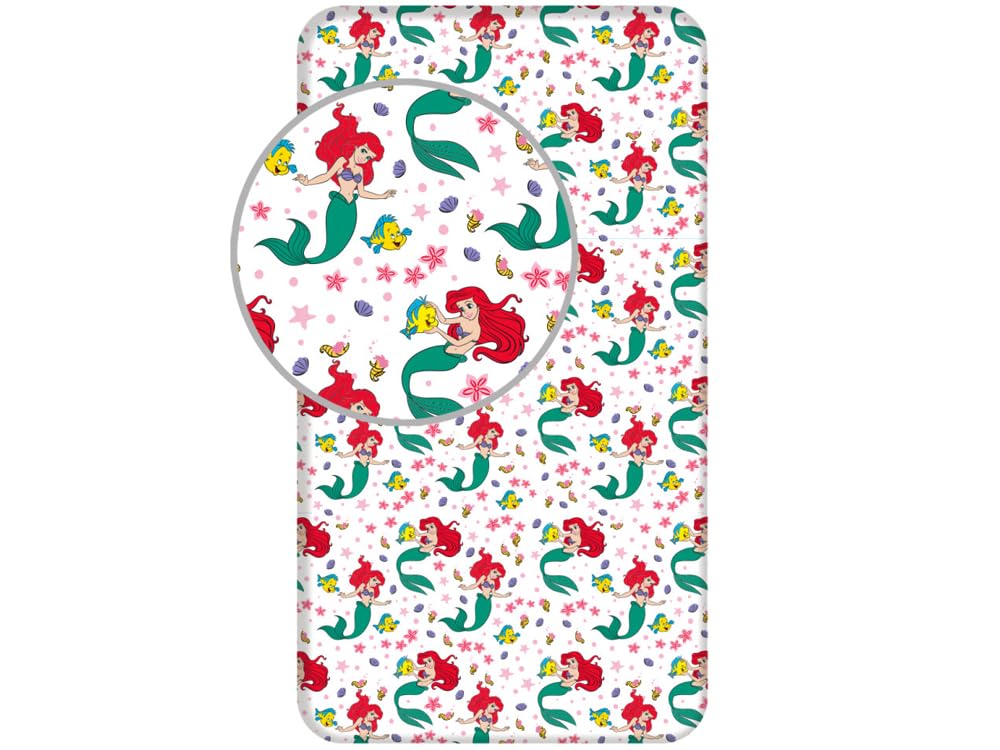 Disney Ariel Friends Single Fitted Sheet
