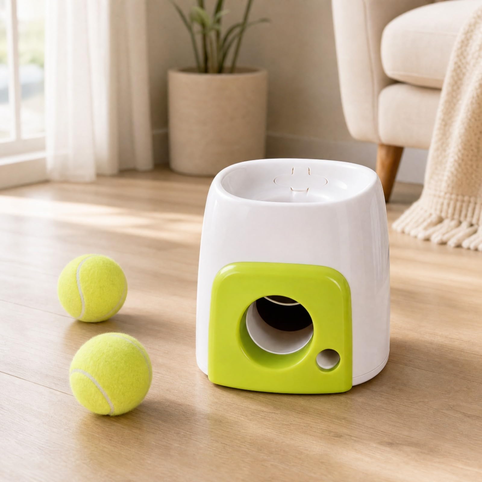 Ball-Ausgabe-Spielzeug für Hunde mit Leckli-Ausgabe aktiv intelligentes Hundespielzeug mit Fußpedal fördt die Intelligenz für Wohn