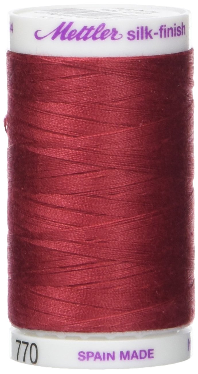 Bobine de Fil Mettler N°50 lot de 5 de 500 m finition soie pour couture