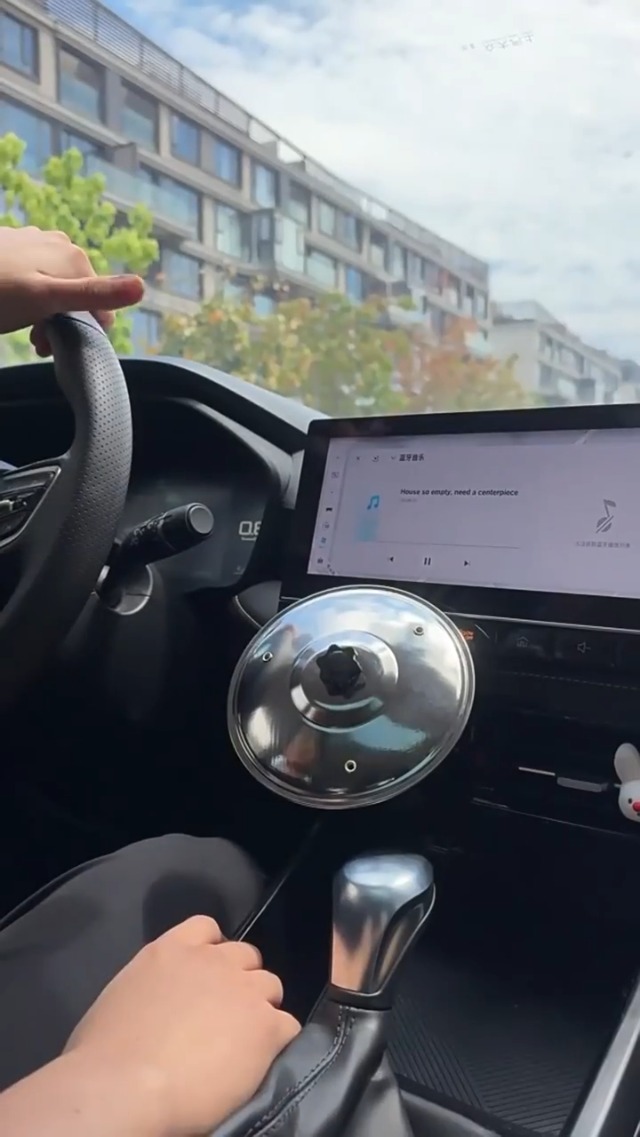 Mini Drumstel Voor In De Auto Met Bekken - Compact Muziekinstrument Voor Ventilatie