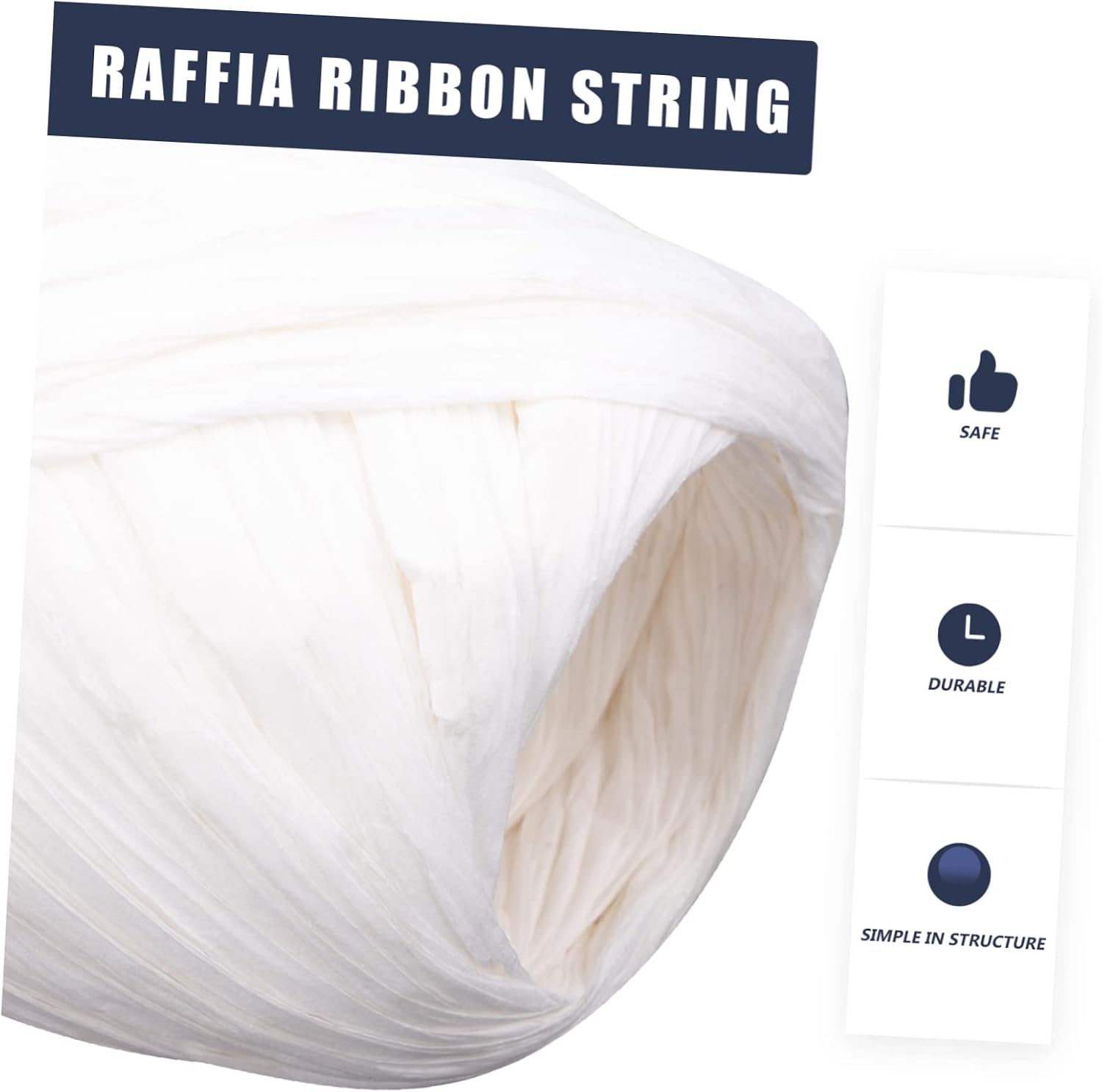 TEHAUX 10rolls Raffia Ribbon String Long Paper Crafts Ribbon Raffia Yarn Twine for Wrapping DIY Lampshade