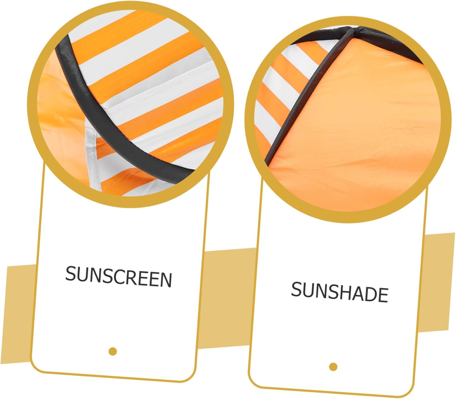 Generic 1set Automatic Quick Opening Outdoor Camping Tent Striped Pattern Sun Shade Shelter for Beach Picnic and Family Activities