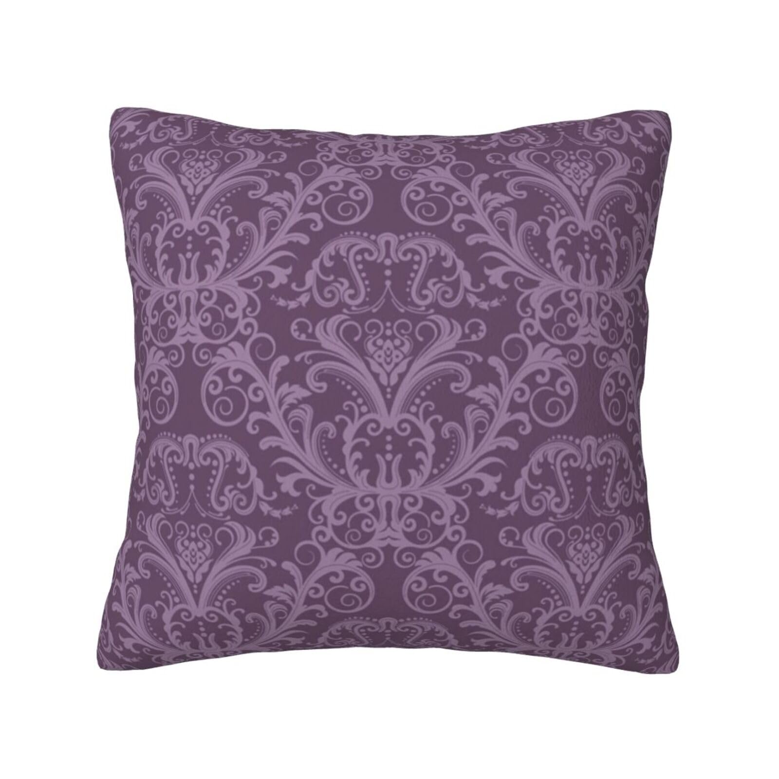 YFSGDLBN Purple printed Velvet pillowcase decorative Cushion Cover