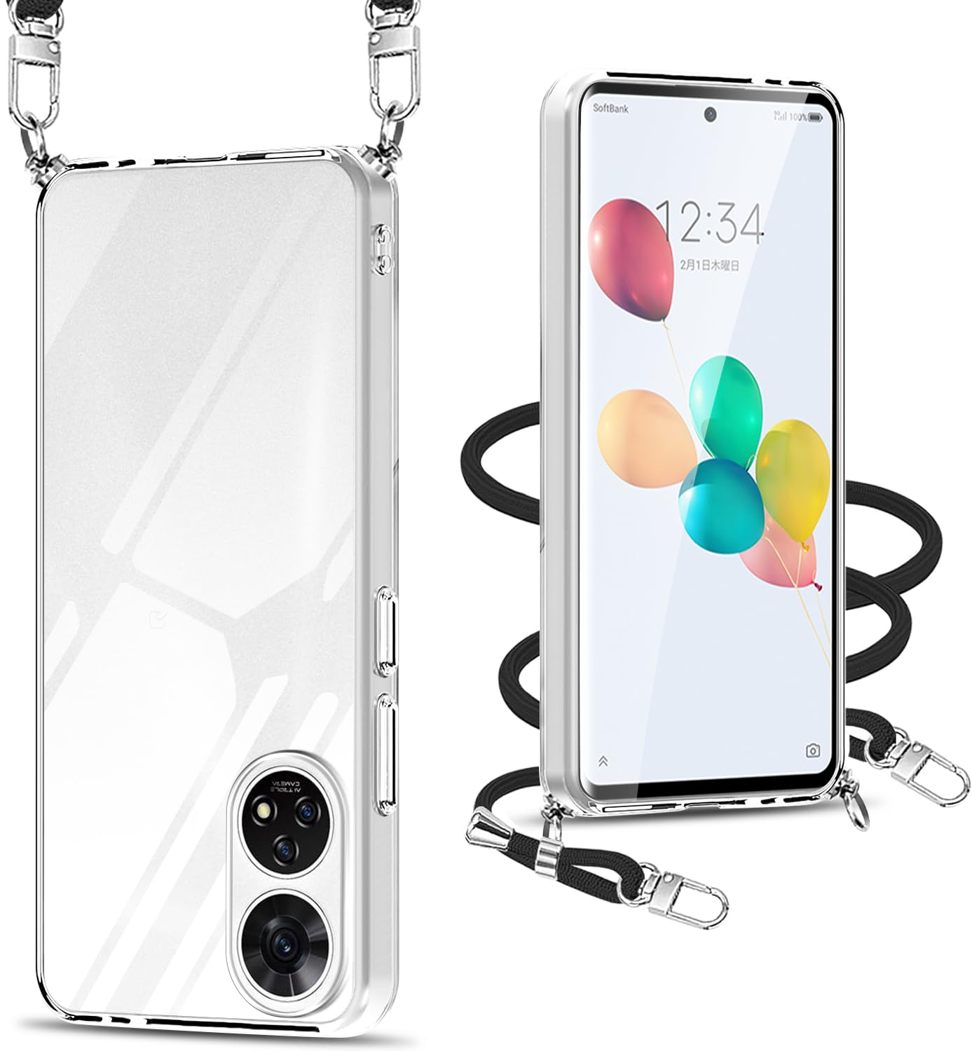 Amazon.co.jp: ZTE あんしんファミリースマホ ケース クリア 