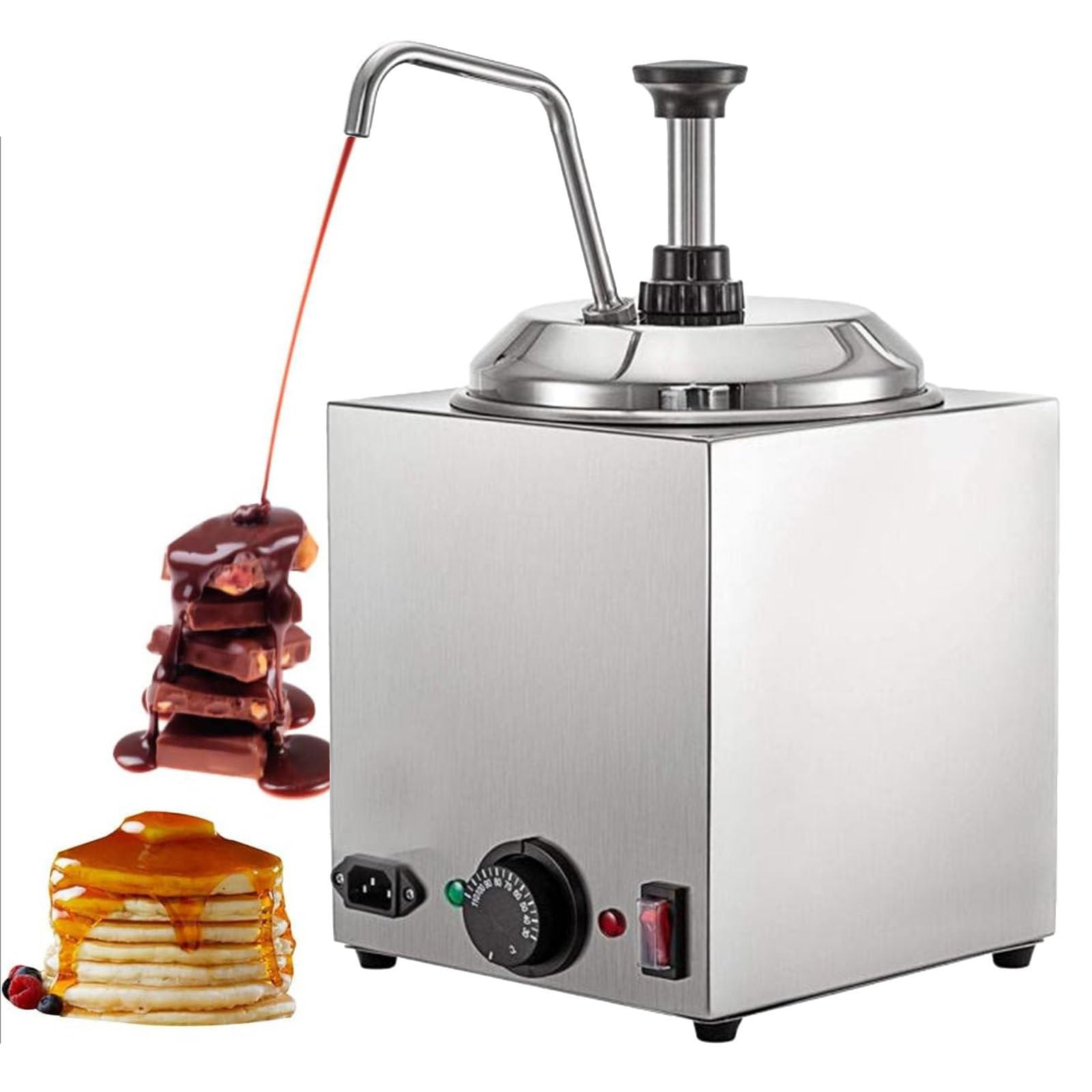 Nacho Cheese Dispenser, Deliciously Warm and Pumped Nacho Cheese Dispenser