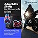 Adapt Ultra Motorcycle Biker Shorts - Moisture Wicking Shorts - Padded Shorts Prevents Rubbing & Chafing - Mens Biker Shorts Black