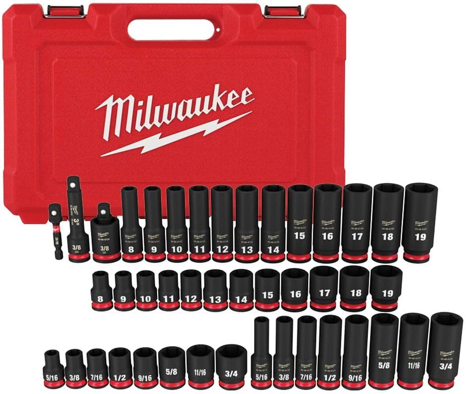 Milwaukee Socket Set MET & SAE IMP 3/8IN 49-66-7009