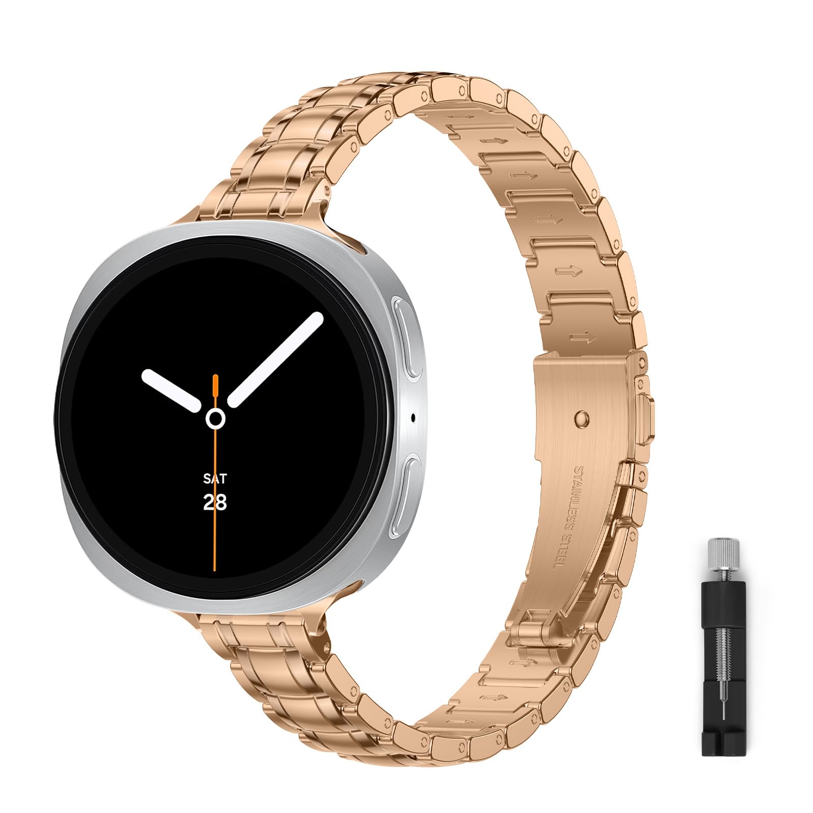 Photo 1 of Metal Band for Samsung Galaxy Watch 8/9 40mm 44mm 8 Classic 46mm Women Men
