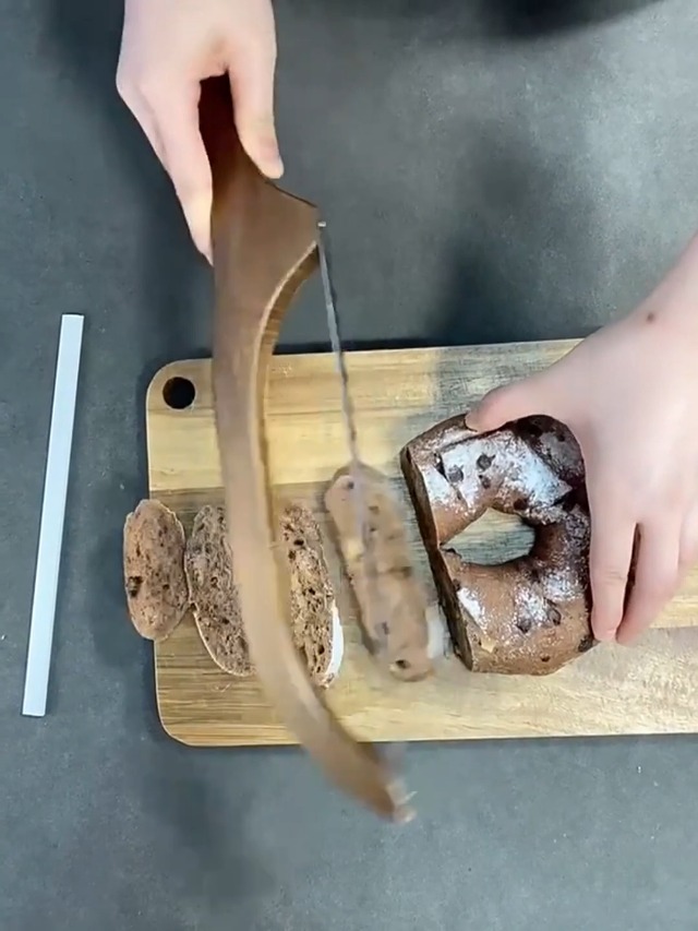Aazon.co: Bread Bow Knife For Hoeade Bread, Wooden Sourdough Bread - View #10