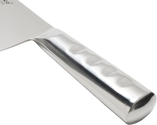 Miniatura 11 de WINCO cuchillo chino de carnicero con mango de acero inoxidable, Acero inoxidable