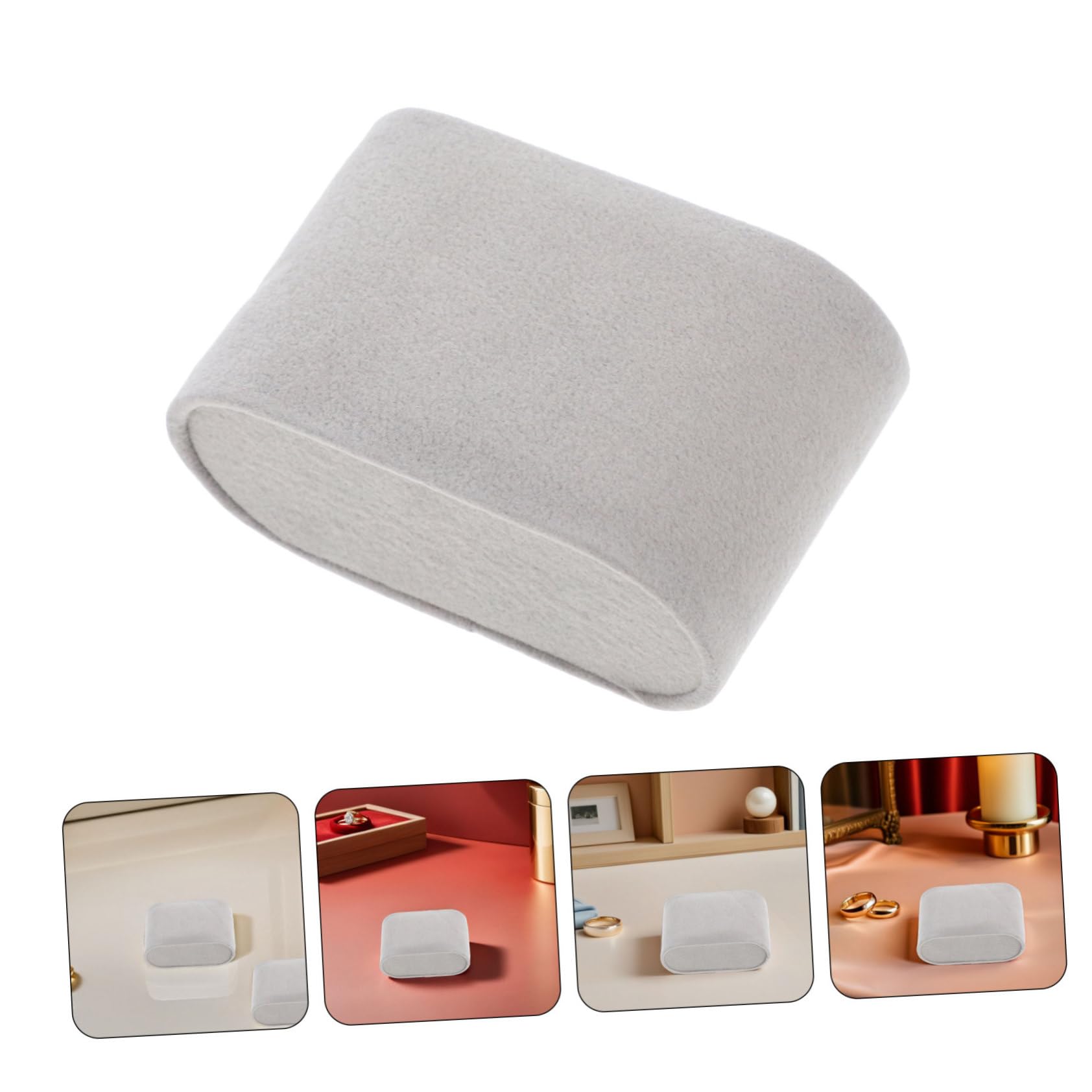 12 pièces Lot de Coussins Velours pour Montres et Bracelets Oreillers et Remplis pour Présentoir Bijoux Organisateur Polyvalent pour Boîtes à Montres et Rangement Accessoires