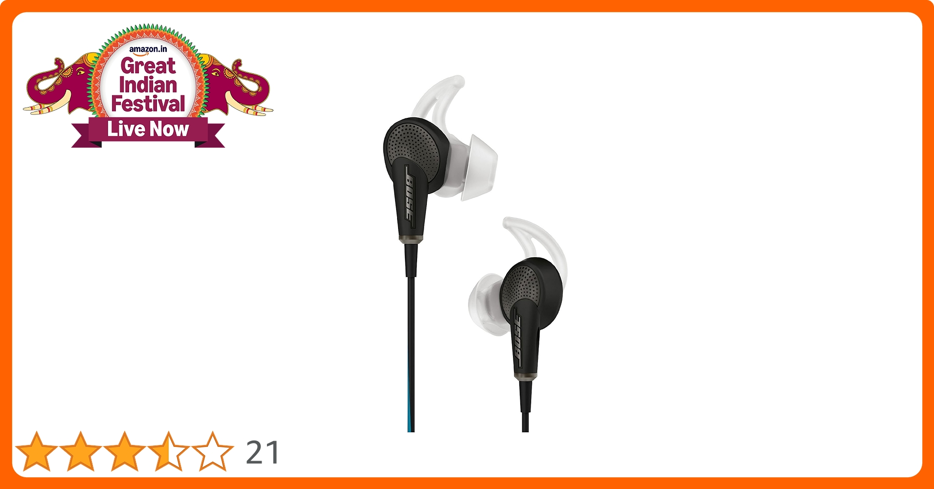 Bose QuietComfort 20 Acoustic Noise Cancelling Headphones