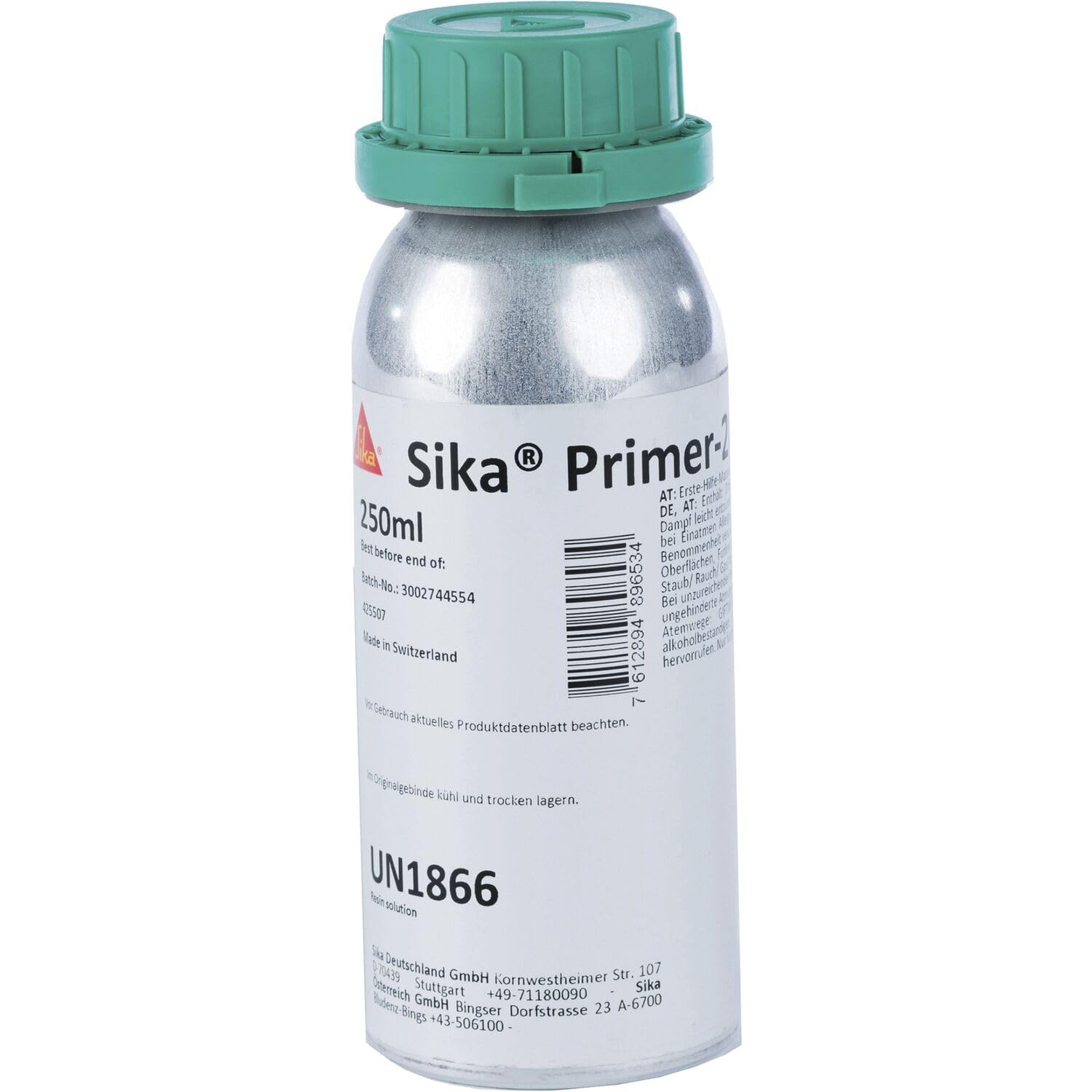 Sikaflex 252 weiß 3x 300ml Klebstoff mit Primer 209D - für die Verklebung von Kunststoff mit 5 Düsenspitzen