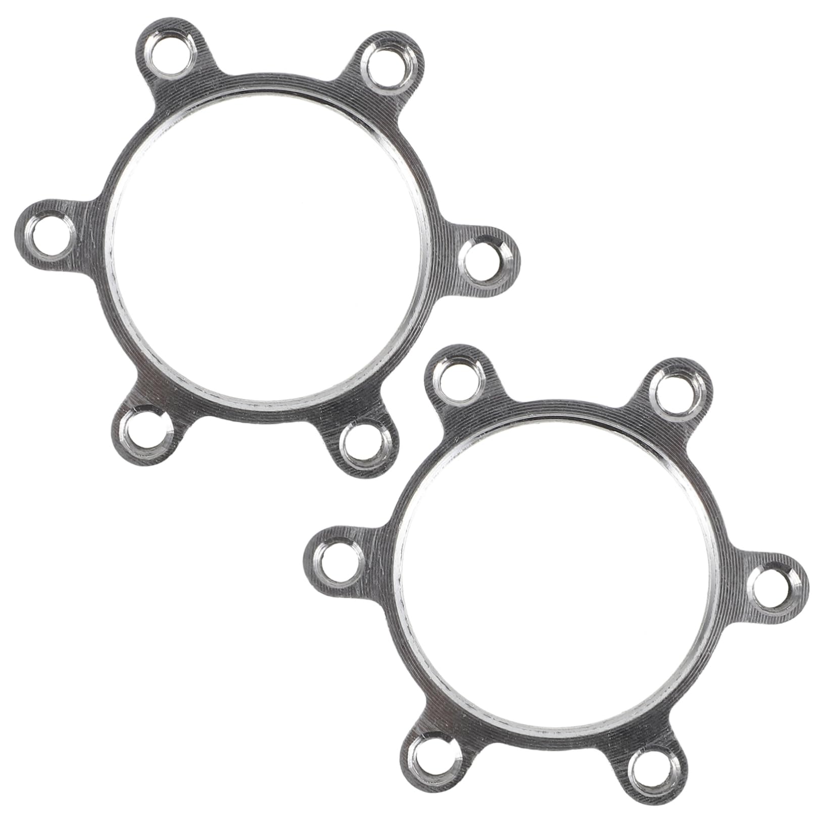 Toyvian 48mm Thread Disc Flange Adapter Hub to Disc Brake Adapter Aluminum Alloy Easy Installation for Bikes