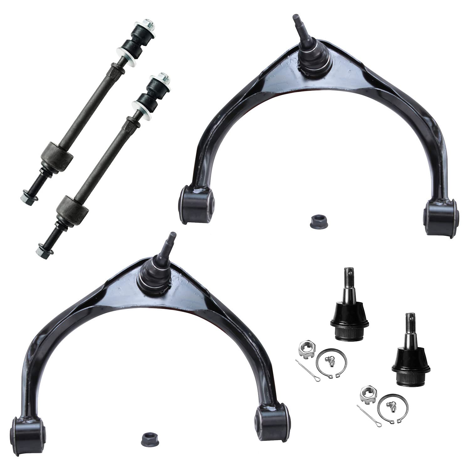Detroit Axle - 2WD Front End Suspension Kit for 2009-2012 Dodge Ram 1500, 2
