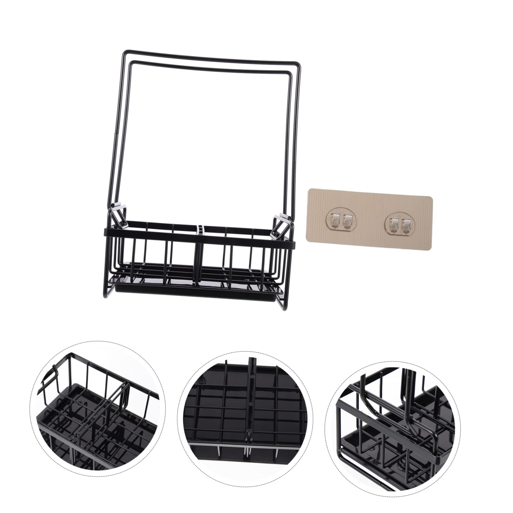 Cabilock Soporte para Esponjas De Cocina Estante De Almacenamiento Fregadero Organizador Multifuncional De Esponjas Rack Escurridor De Cocina Diseño Ecológico y Práctico