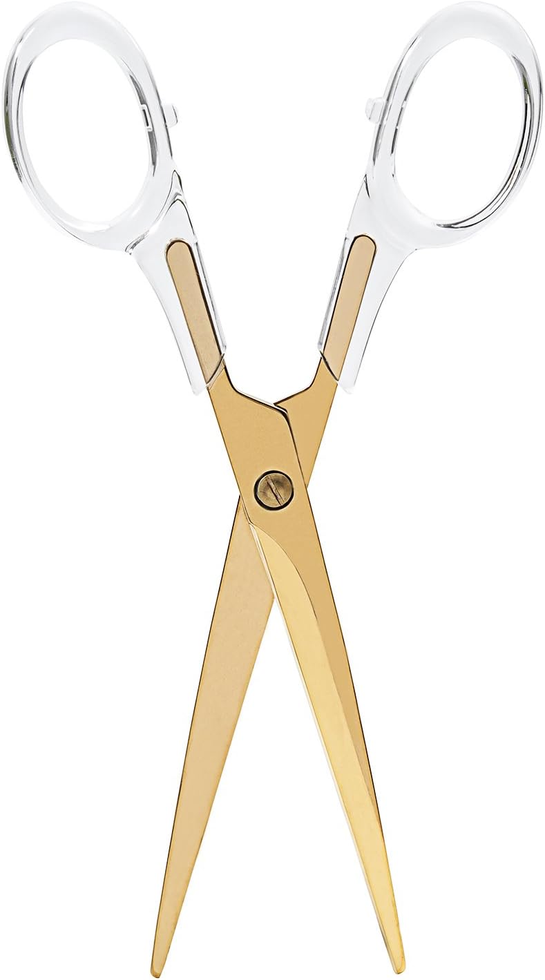 Acrylic Scissors (Gold / Rose Gold / Rainbow)