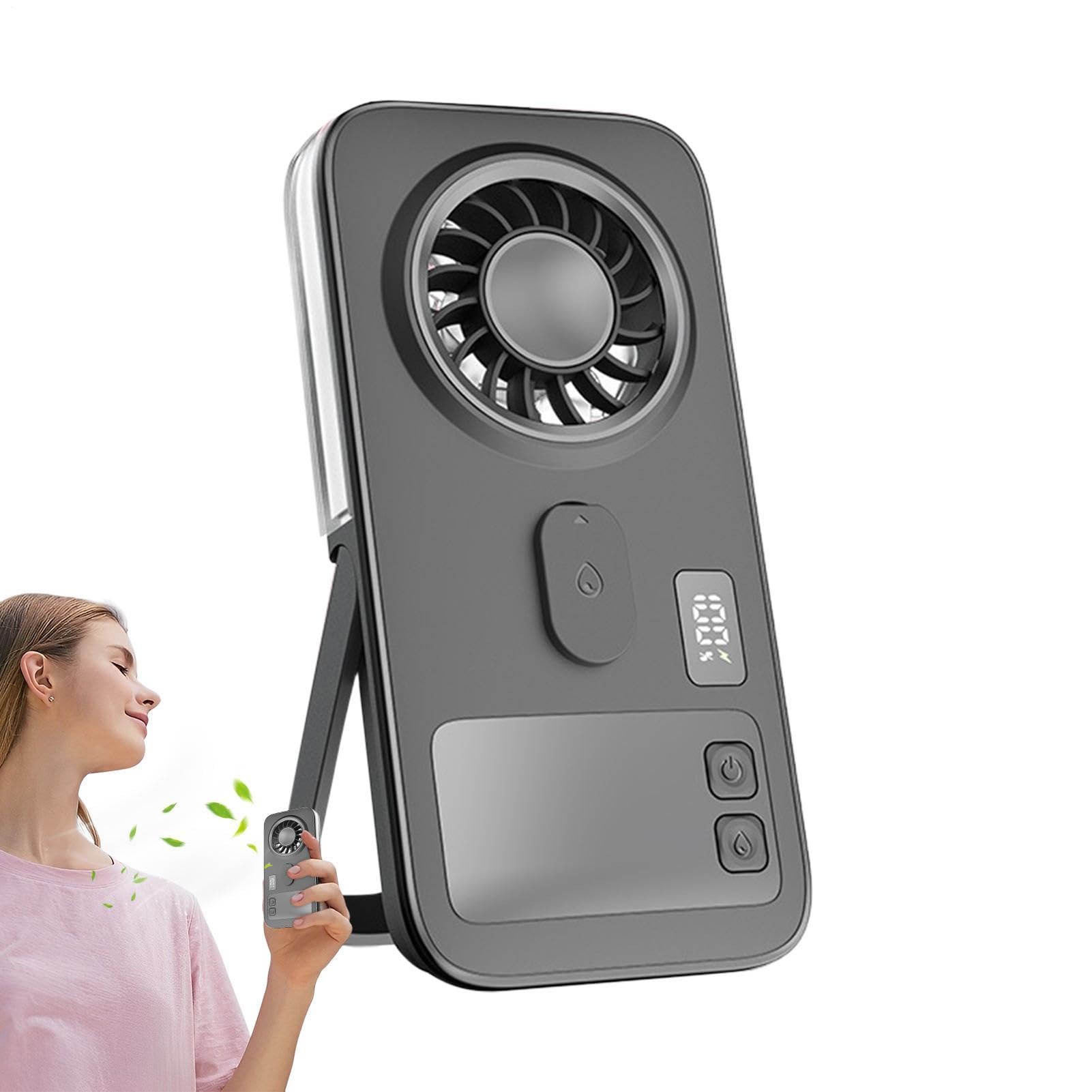 Ventilateur fin rechargeable pour éliminer la chaleur dans la chambre et en camping