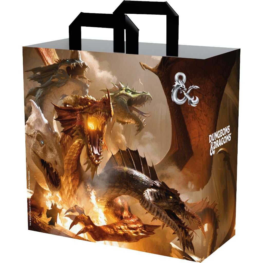 Konix Dungeons & Dragons Shopping Bag 40 x 45 x 20 cm Recycled Material 'The Rise of Tiamat
