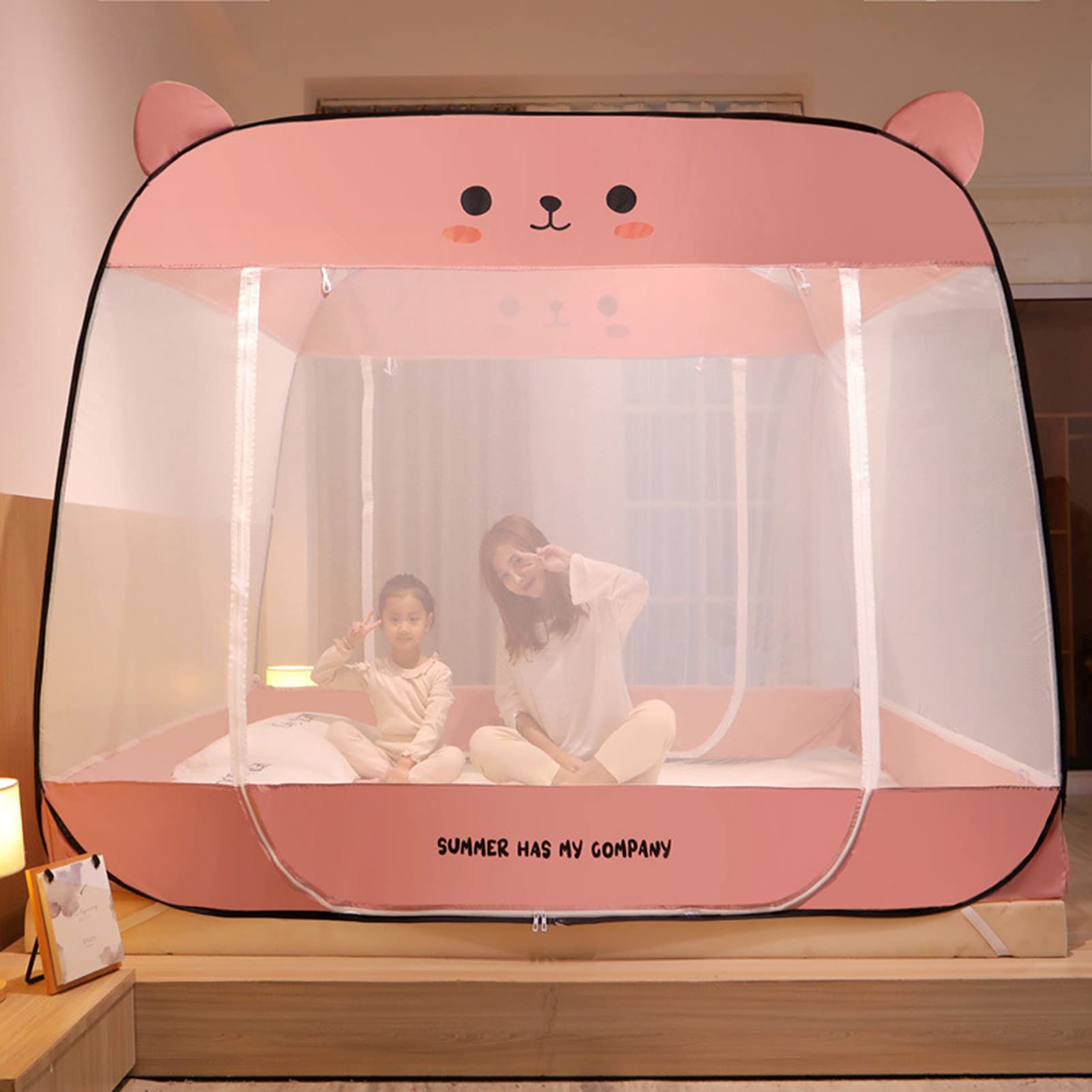 Mosquitera para cama, diseño plegable con mosquitera para el hogar y camping