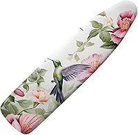 Vista 10 de Cubierta de tabla de hierro de aguacate, tamaño estándar, acolchado grueso con gancho y bucle, almohadilla de planchar para mesa, cubierta extra