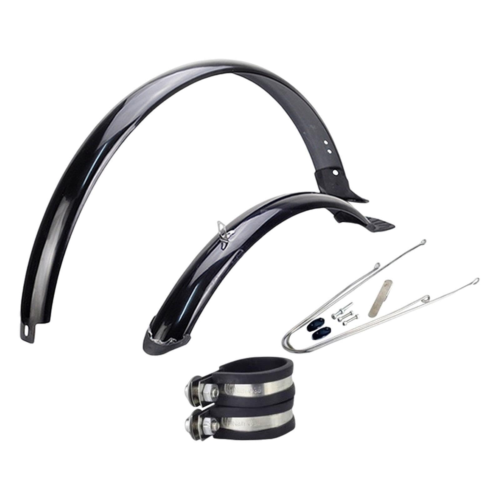 Set di parafanghi impermeabili per mountain bike, facili da staccare, mantengono la bici pulita da pioggia e fango, 27,5 x 1,75, impermeabili contro