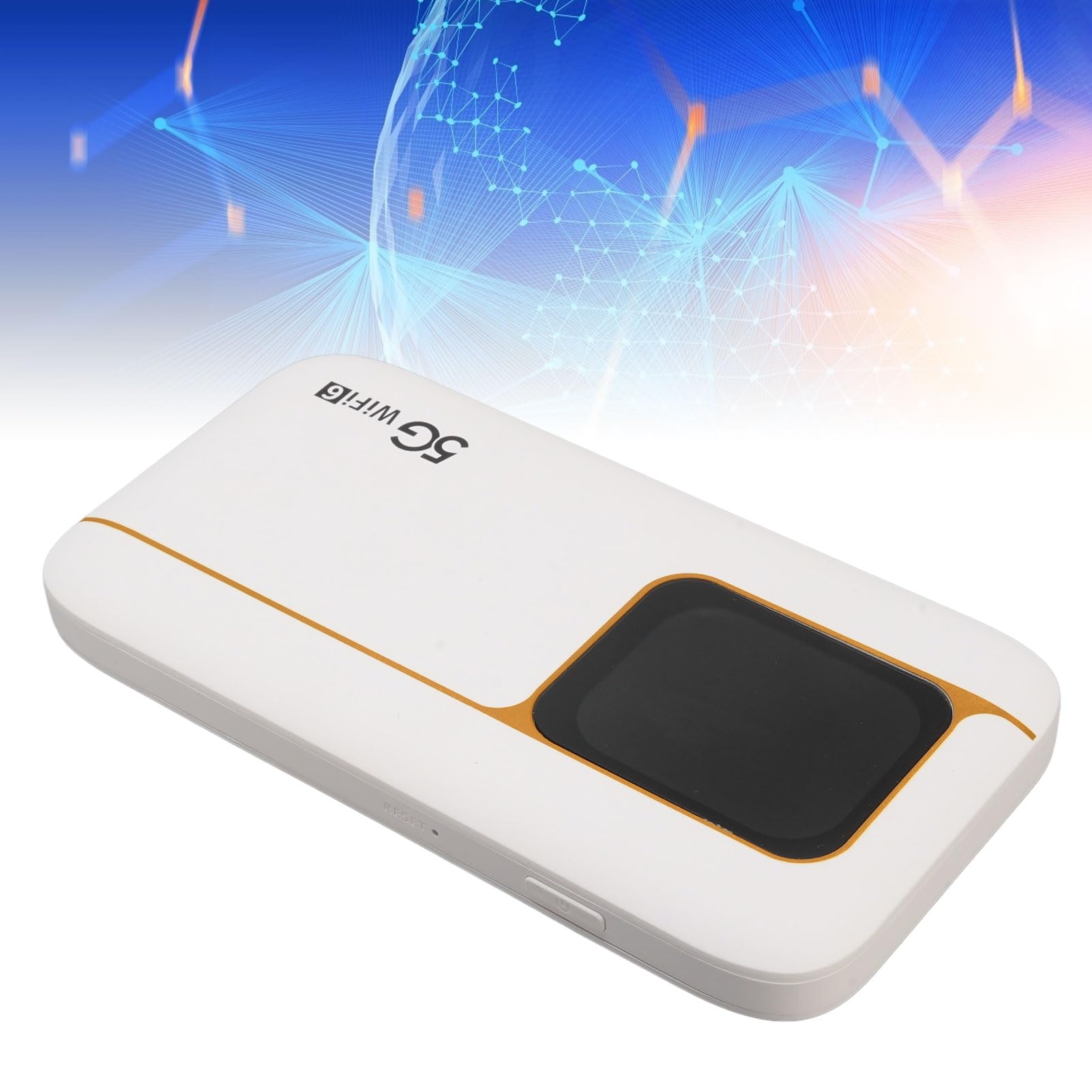 5G Mobile Hotspot, WiFi 6 Mobile Hotspot Router, 2.77Gbps DL, 1.25 Gbps UL, Batería de 7100 MAh, Diseño IP67, 2.01 en Pantalla Táctil, hasta 16 Dispositivos, Admite 5G y 4G+
