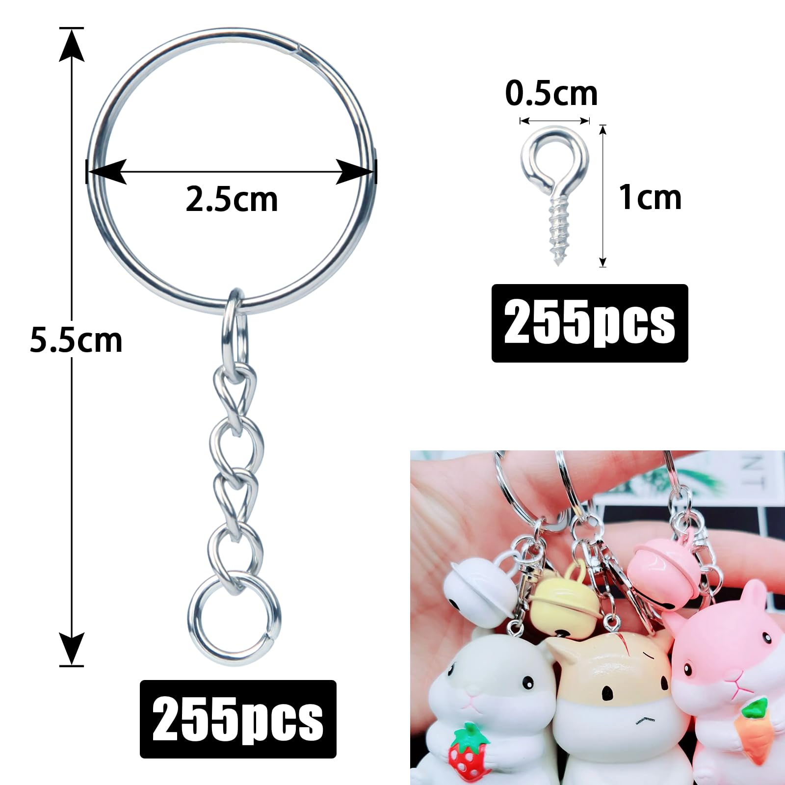 Llavero De Argolla Con Cadena 25mm Anillo Argollas Para Llavero Por 100 Piezas 1000484253 Llavero De Argolla Con Cadena 25mm Anillo Argollas Para Llavero Por 100 Piezas 1000484253