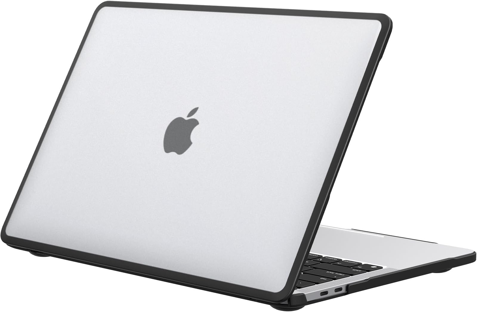 BlueSwan Anti-Cracking Hard Shell Case for MacBook Pro 13 inch, M2/M1 2022-2016 A2338 A2289 A2251 A2159 A1989 A1706 A1708, Scratch Resistant & Drop-Protection Soft TPU Bumper, Frosted Clear