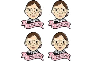 Empowering RBG Lapel Pins: A Symbol of Dissent and Feminism