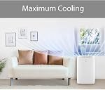 LG 6,000 BTU Portable Air Conditioner, 115V, Cools 250 Sq.Ft. (10' x 25' Room Size), Portable Air Conditioner for Home with Quiet Operation, LCD Remote Control, and Window Installation Kit, White