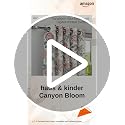 Image of haus & kinder Digital Printed Cotton Window Curtain 5 Feet Long Pack of 1 Window Curtain, 5 Feet Curtain for Window (Canyon Bloom, Multi 130x152 CM)