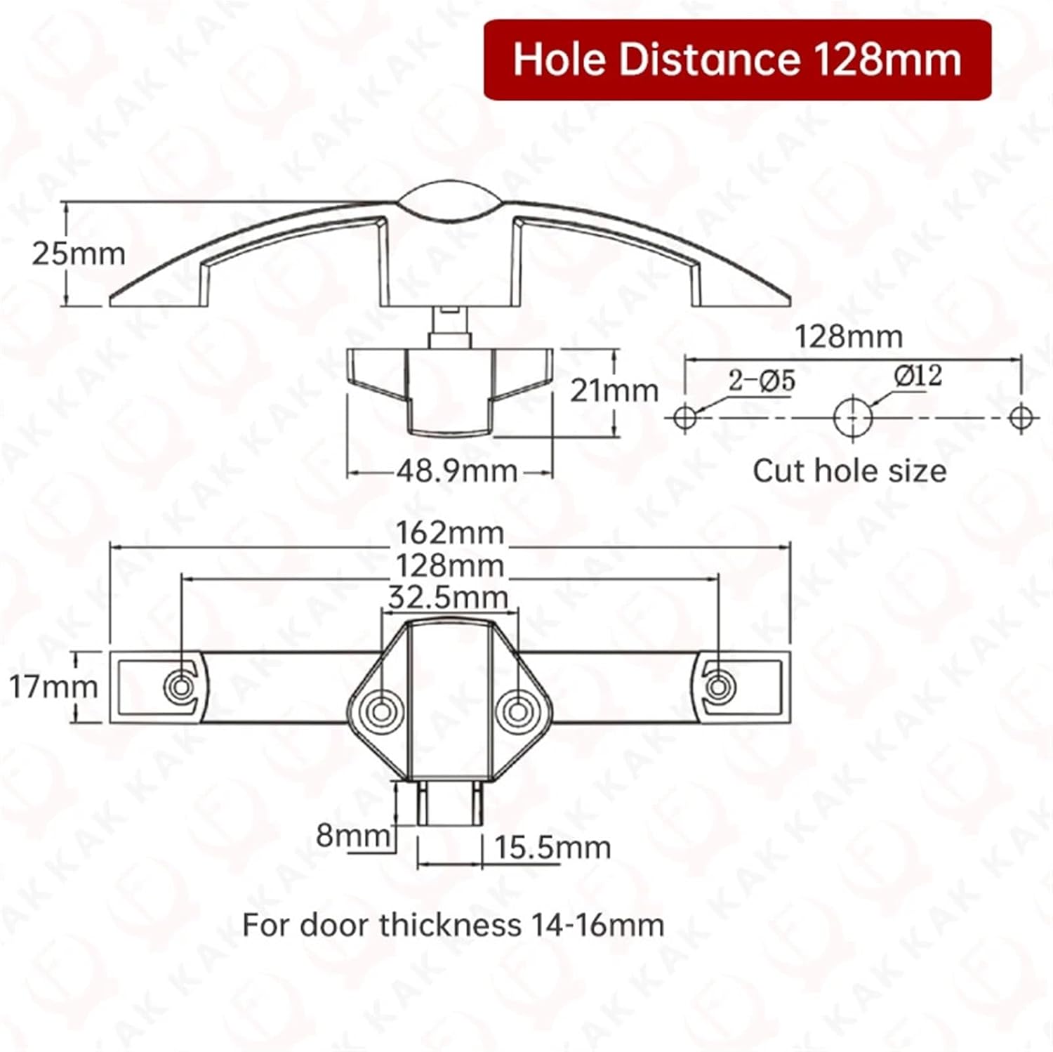 5 Pack Camper Car Push Button Latch Lock Keyless RV Caravan Boat Motor Cinet Handle Drawer Locks Furniture Hardware(10 Chrome 128)