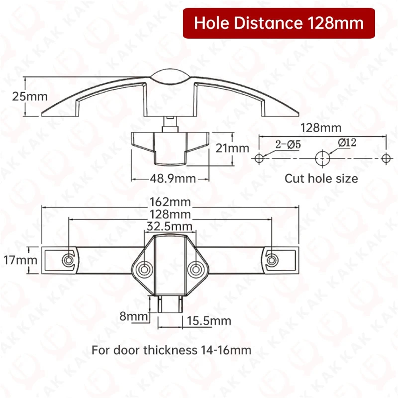 5er-Pack Camper Auto Druckknopf-Verriegelungsschloss Keyless RV Caravan Boot Motor Schrankgriff Schubladenschlösser Möbelgriff Hardware(10 Pearl Nickel 160)