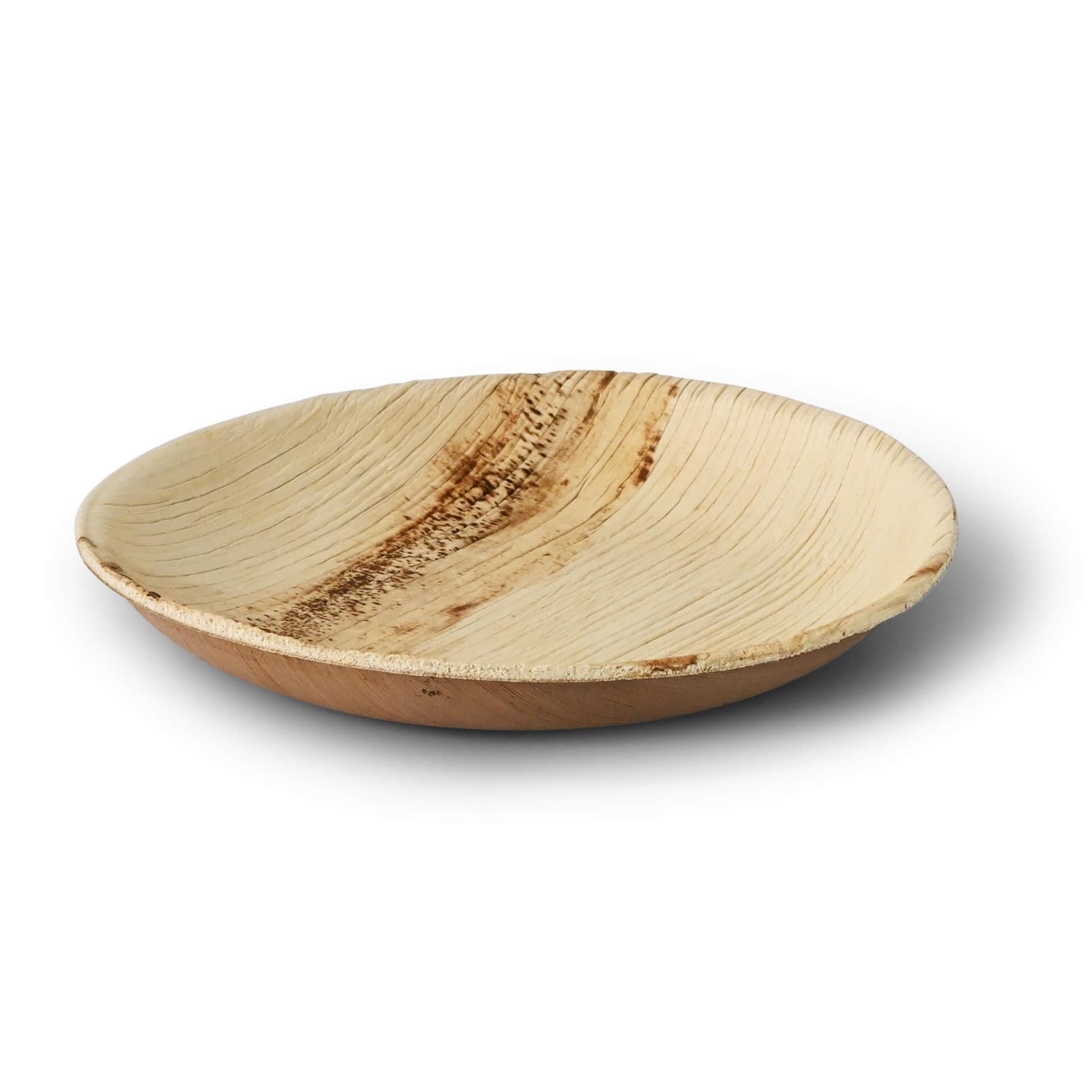 BIOZOYG 200x di piatti in foglia di palma Ø 23 cm - Piatti monouso compostabili e naturali - Stoviglie da festa rotonde