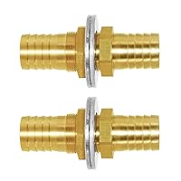 Vista 14 de Joywayus - Válvula de unión de combustible de 1 pulgada con estrías para manguera, acoplador de cabezal de paso, válvula de intersección y división